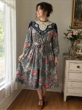 RENE DERHY vintage Long Sleeve Dress
